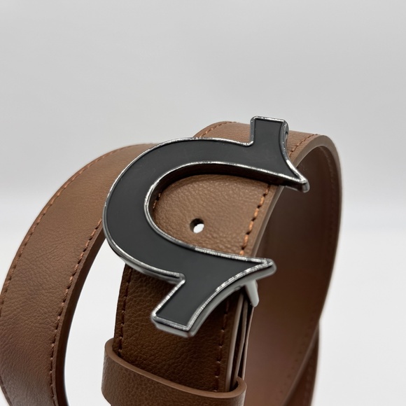 TRUE RELIGION BELT  Sage III Belt With Black Plaque Buckle 34 - Picture 4 of 15